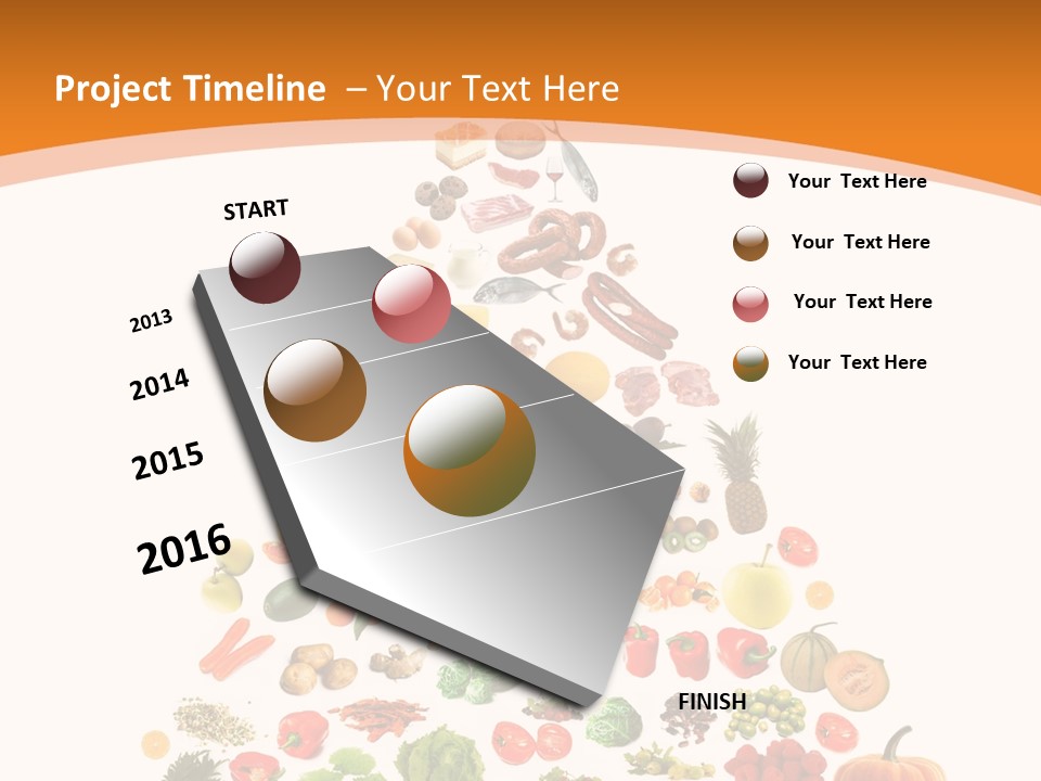 Beans Fisch Pepperoni PowerPoint Template