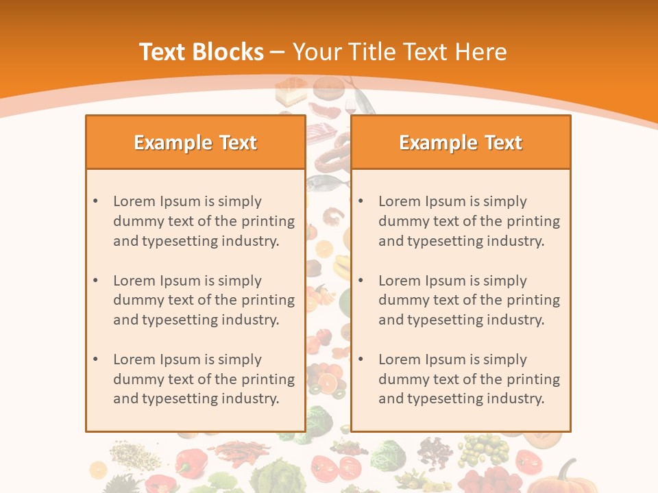 Beans Fisch Pepperoni PowerPoint Template