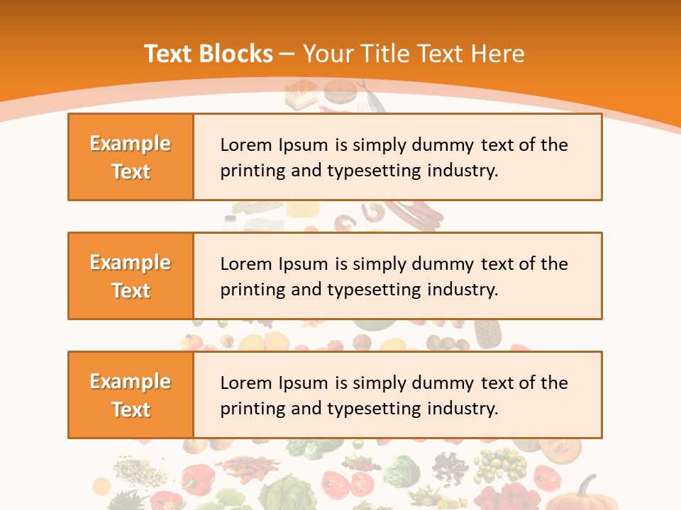 Beans Fisch Pepperoni PowerPoint Template