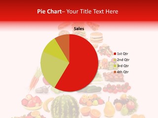 Cereal Gesundheit Pizza PowerPoint Template