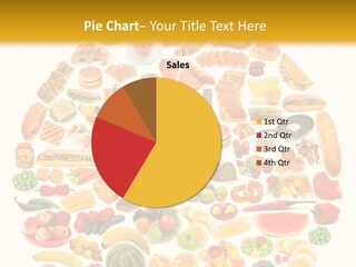 Pyramiden Calories Corn PowerPoint Template