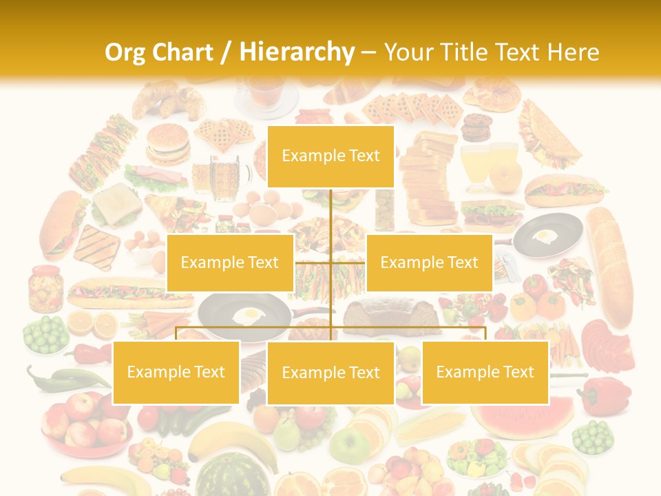Pyramiden Calories Corn PowerPoint Template