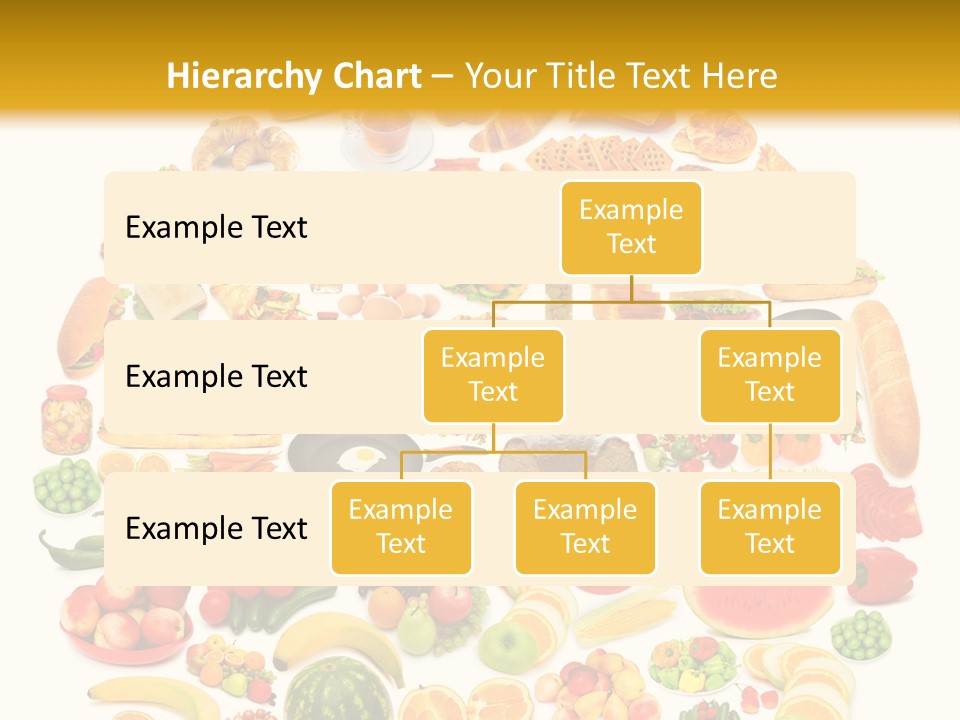 Pyramiden Calories Corn PowerPoint Template