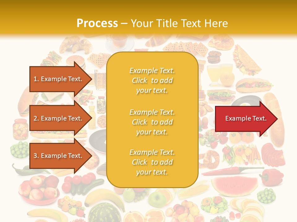 Pyramiden Calories Corn PowerPoint Template