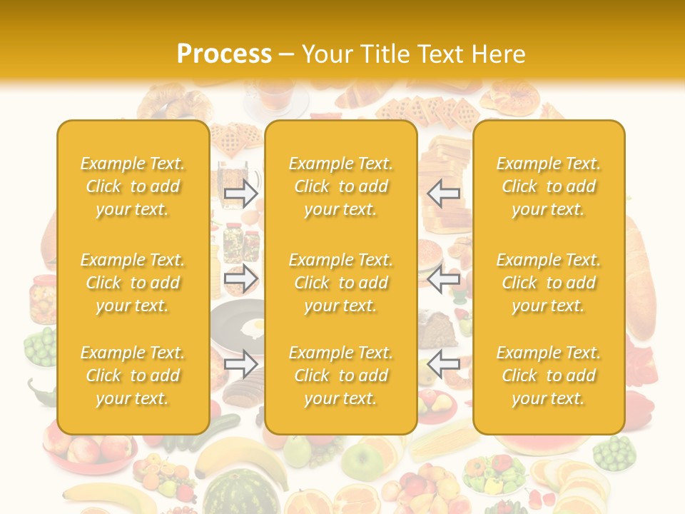 Pyramiden Calories Corn PowerPoint Template