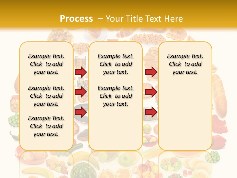 Pyramiden Calories Corn PowerPoint Template