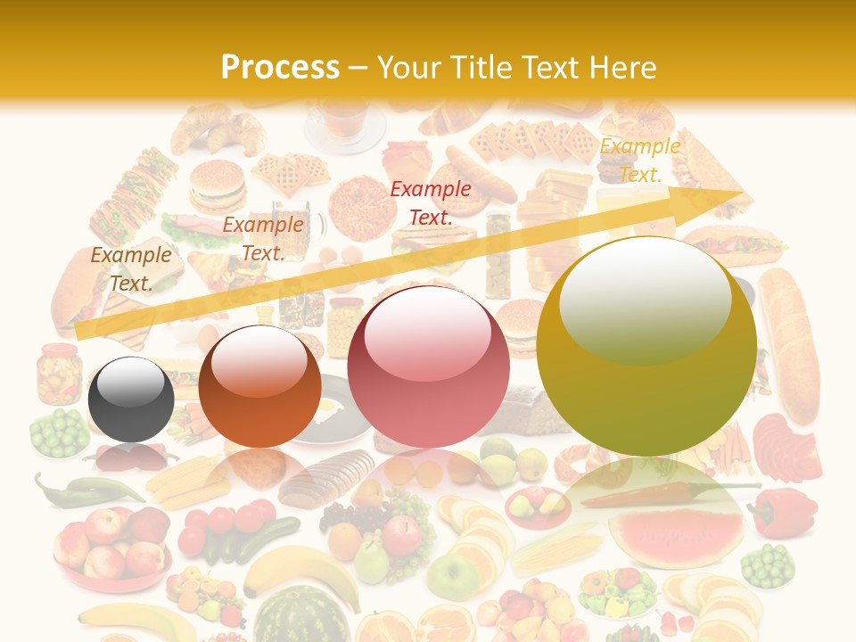 Pyramiden Calories Corn PowerPoint Template