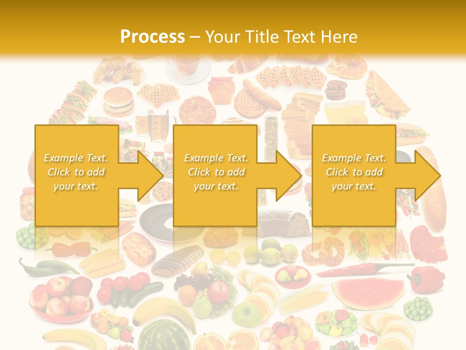 Pyramiden Calories Corn PowerPoint Template