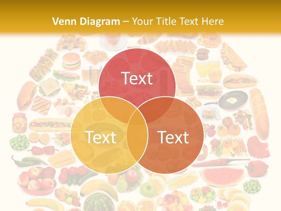 Pyramiden Calories Corn PowerPoint Template