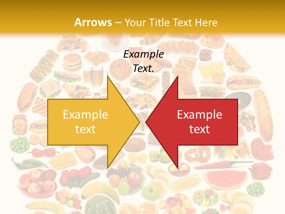 Pyramiden Calories Corn PowerPoint Template