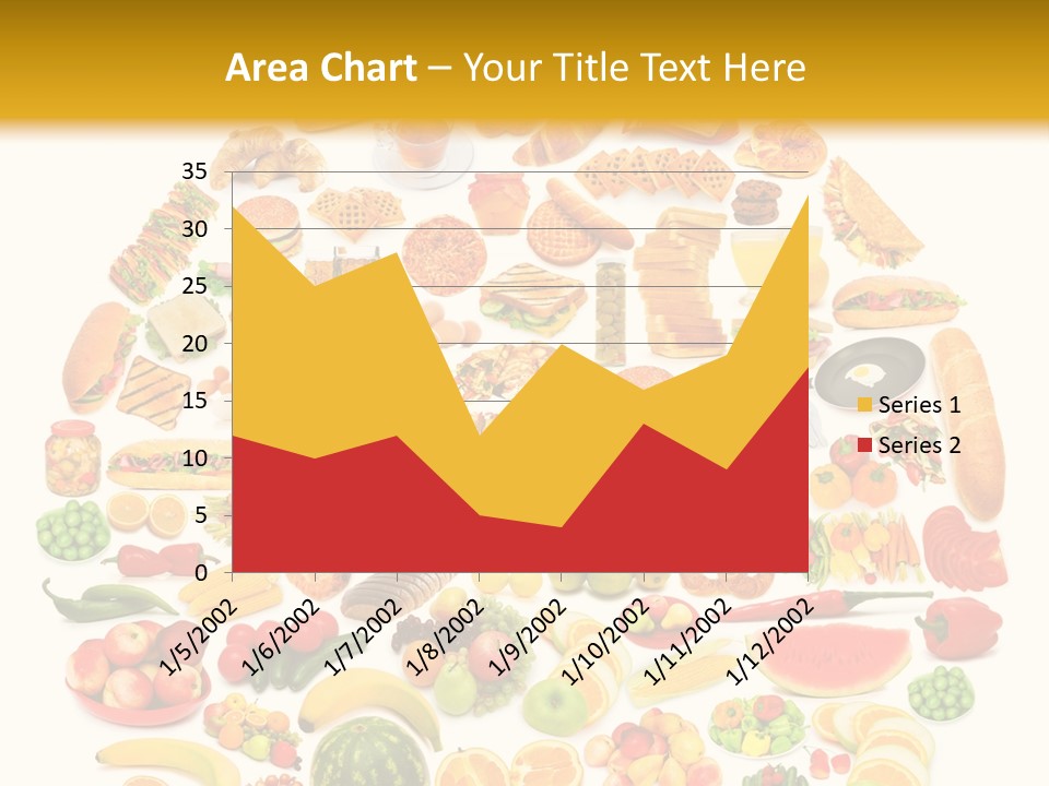 Pyramiden Calories Corn PowerPoint Template