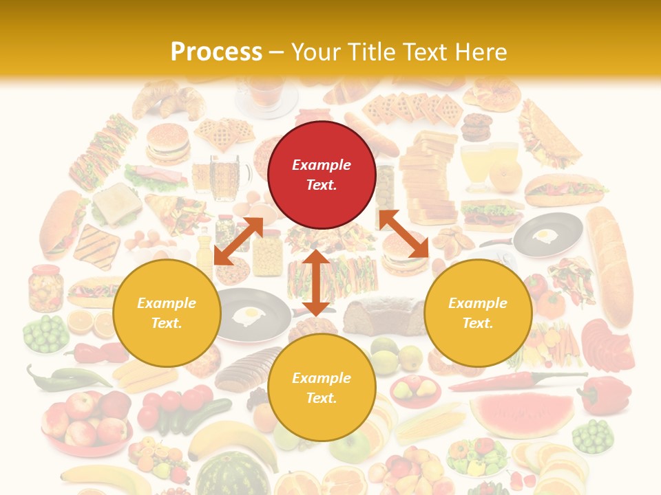 Pyramiden Calories Corn PowerPoint Template