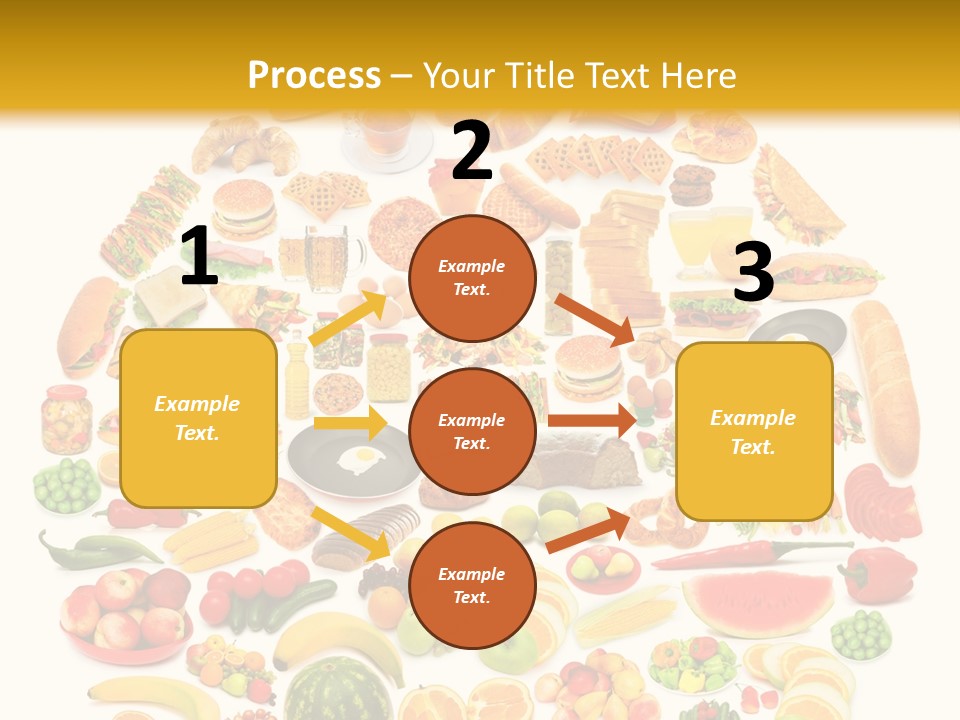 Pyramiden Calories Corn PowerPoint Template