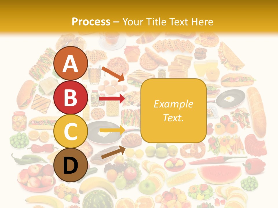 Pyramiden Calories Corn PowerPoint Template