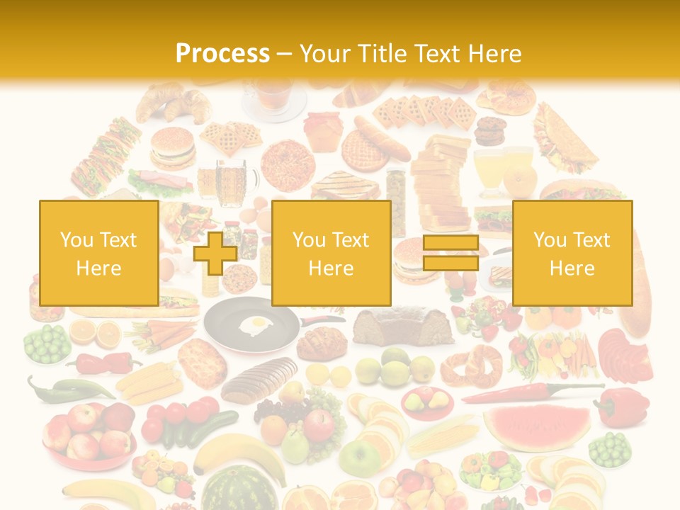 Pyramiden Calories Corn PowerPoint Template