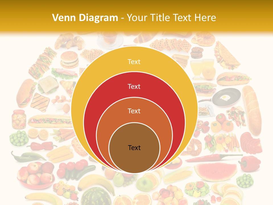 Pyramiden Calories Corn PowerPoint Template