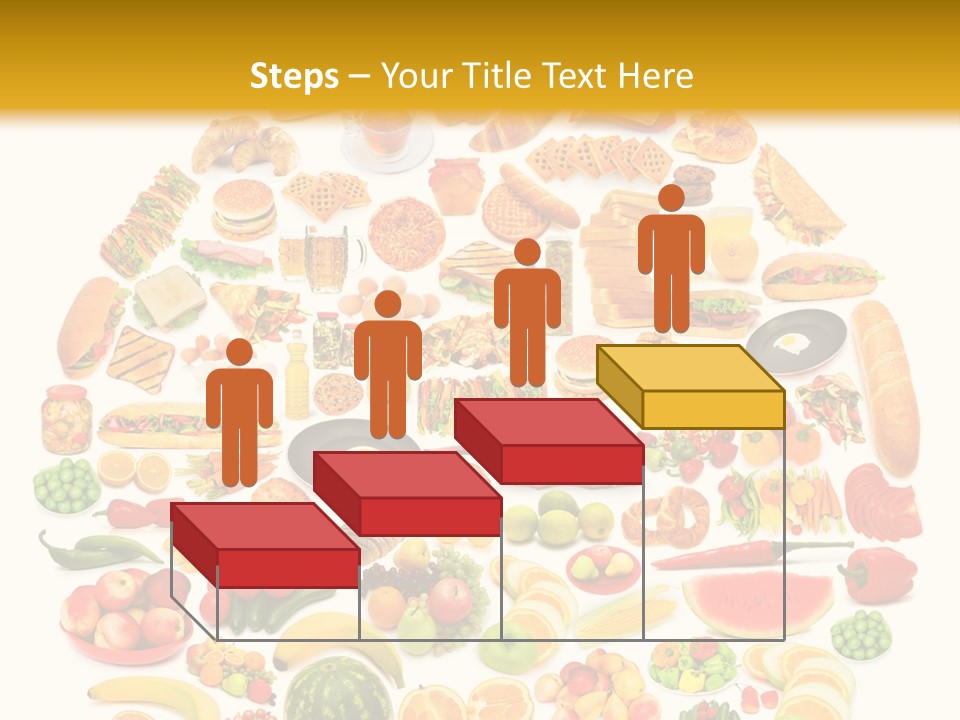 Pyramiden Calories Corn PowerPoint Template