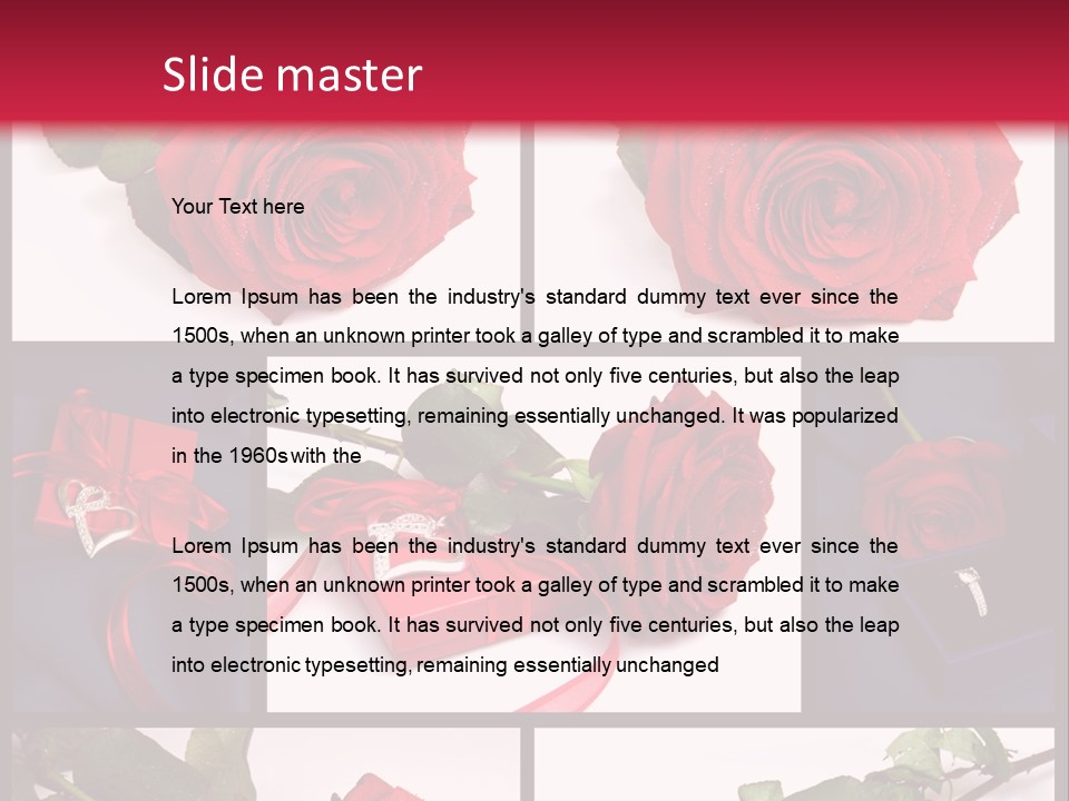 Fidanzamento Pacchetto Ricorrenza PowerPoint Template