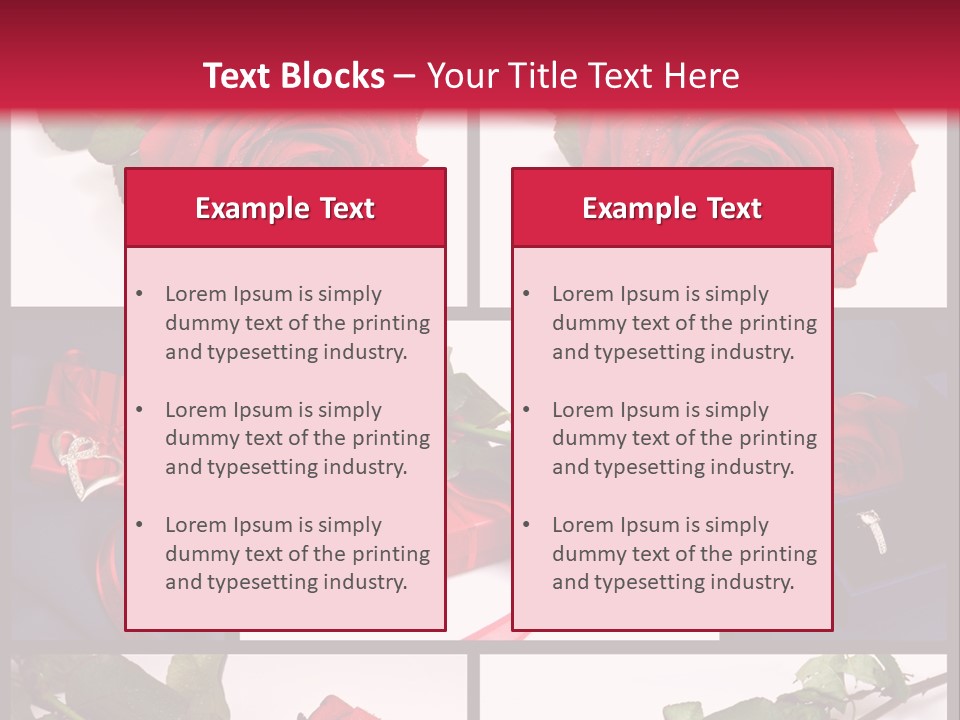 Fidanzamento Pacchetto Ricorrenza PowerPoint Template