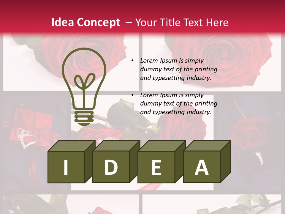 Fidanzamento Pacchetto Ricorrenza PowerPoint Template