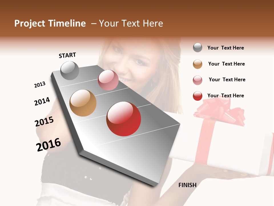Pacchetto Cuore Fiore PowerPoint Template