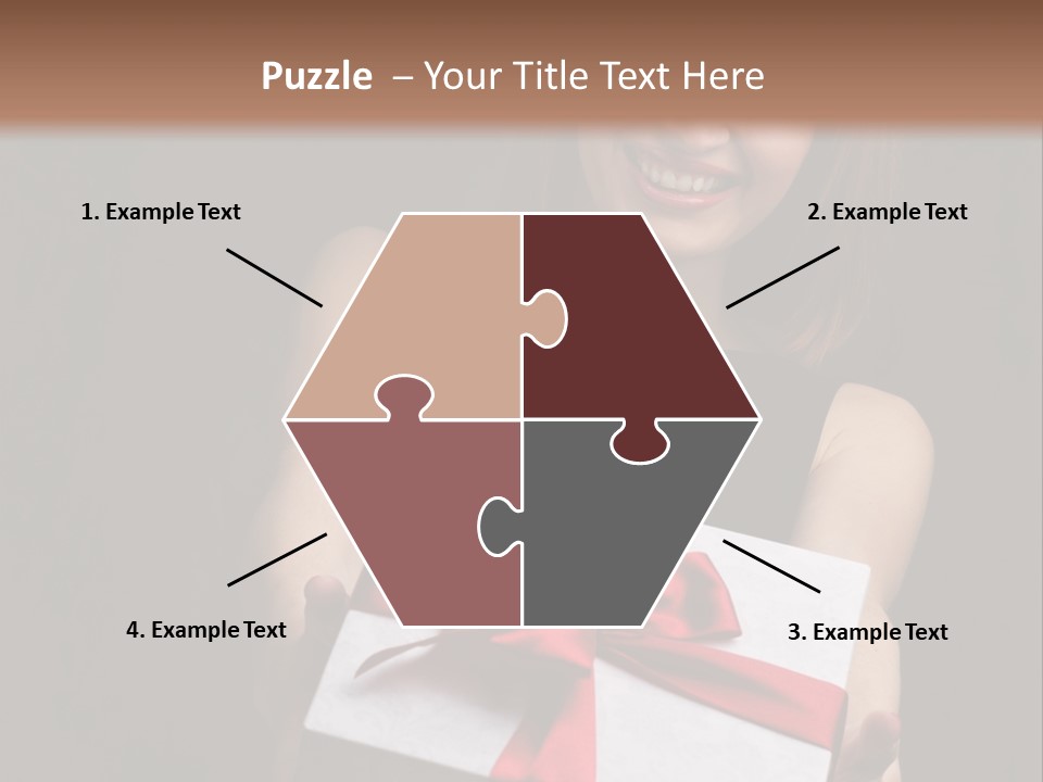 Perfezione Rossa Fidanzamento PowerPoint Template