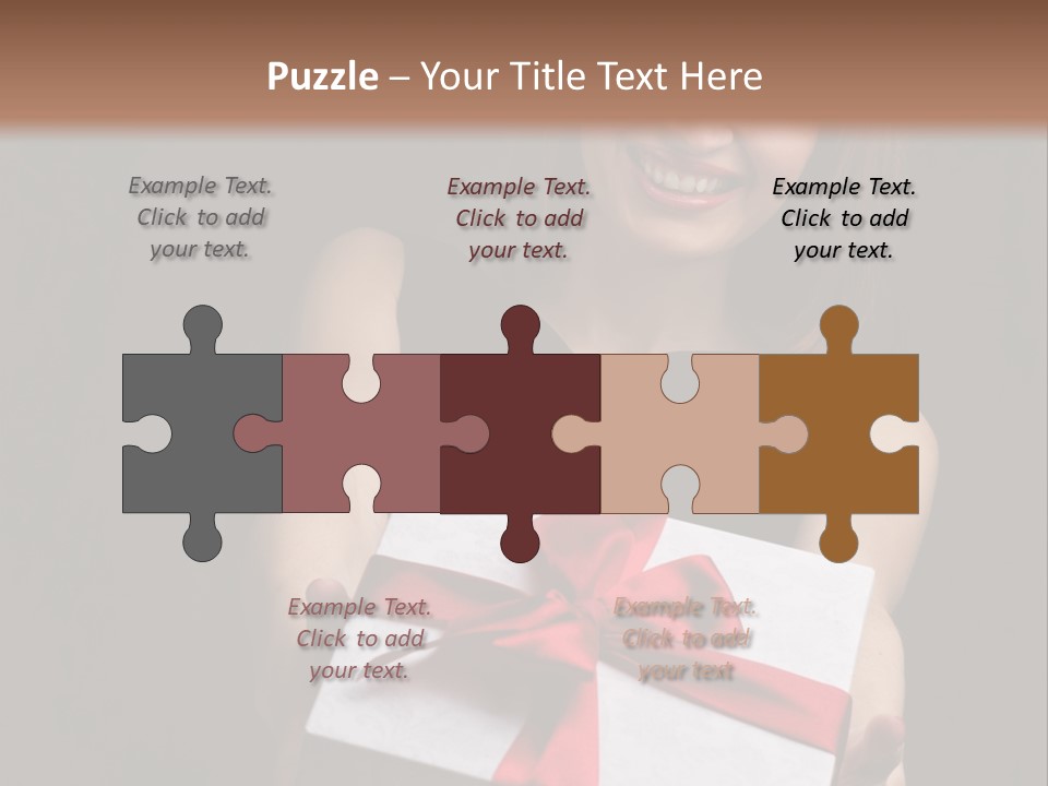 Perfezione Rossa Fidanzamento PowerPoint Template