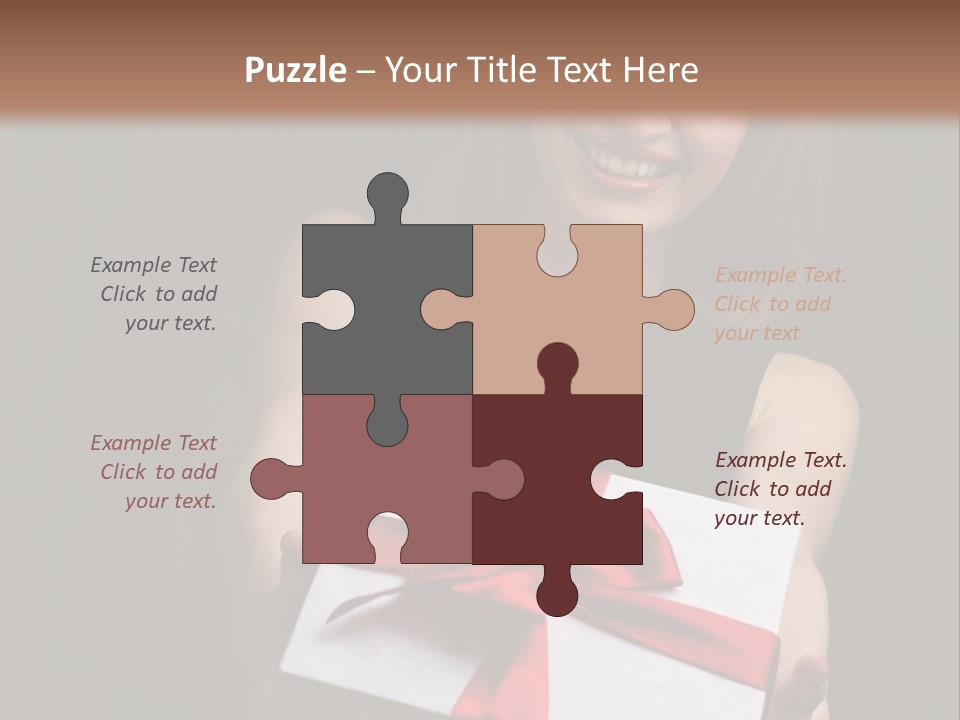 Perfezione Rossa Fidanzamento PowerPoint Template