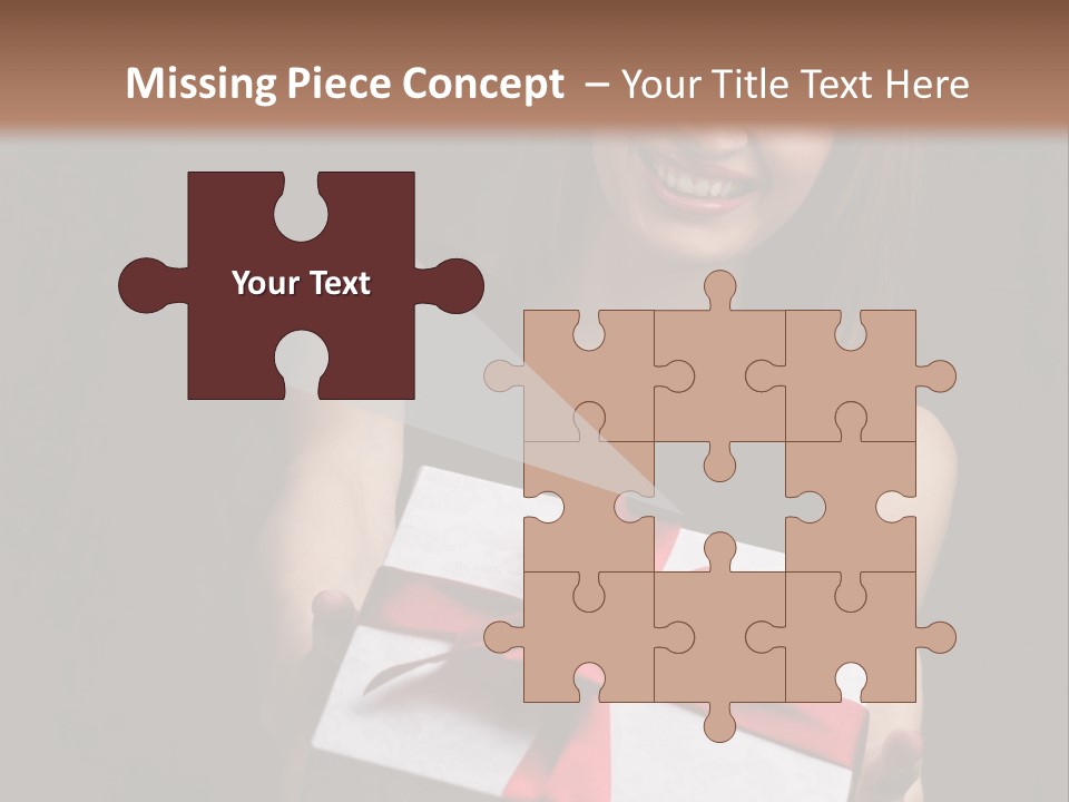 Perfezione Rossa Fidanzamento PowerPoint Template