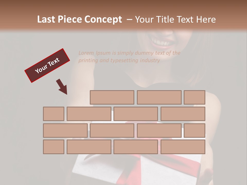 Perfezione Rossa Fidanzamento PowerPoint Template