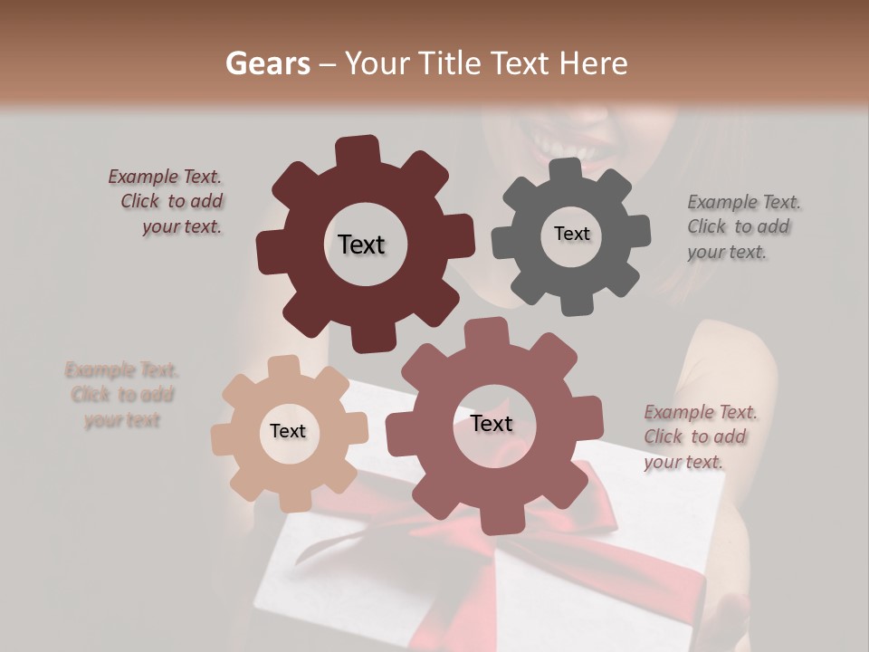 Perfezione Rossa Fidanzamento PowerPoint Template