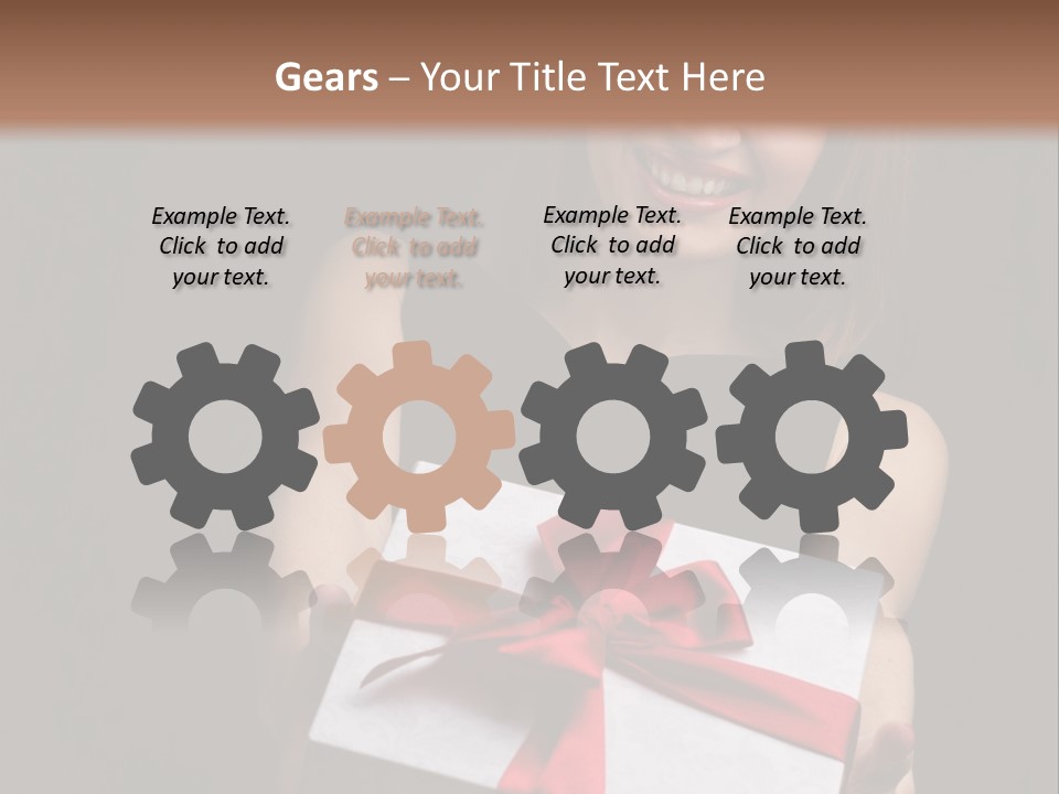 Perfezione Rossa Fidanzamento PowerPoint Template