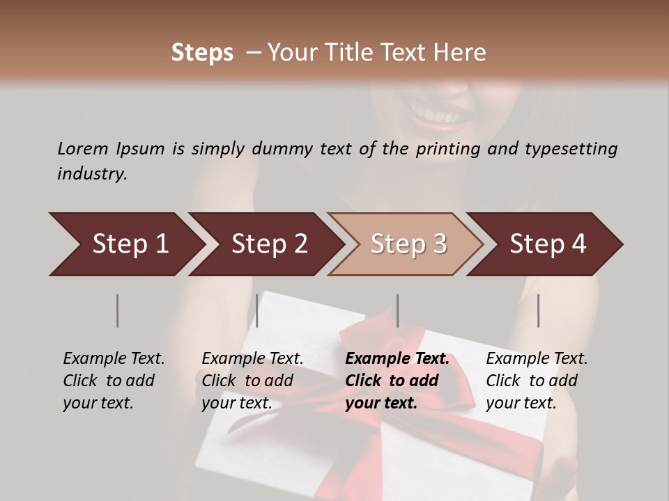 Perfezione Rossa Fidanzamento PowerPoint Template
