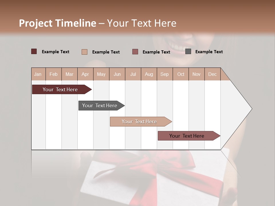 Perfezione Rossa Fidanzamento PowerPoint Template