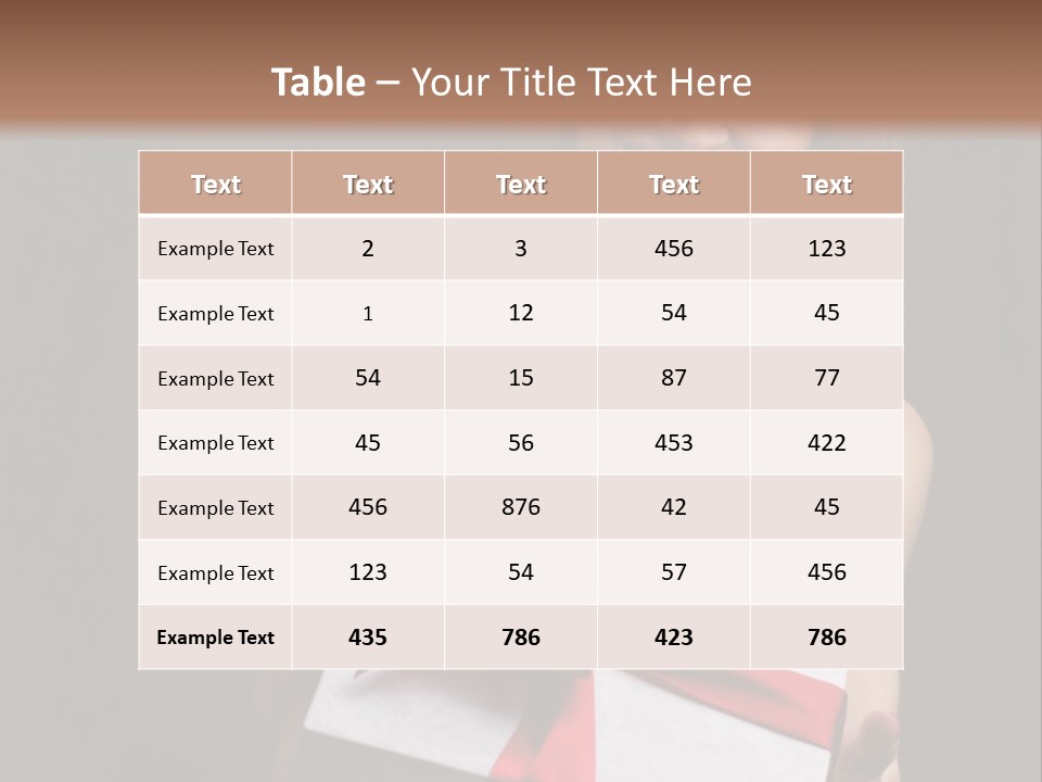 Perfezione Rossa Fidanzamento PowerPoint Template
