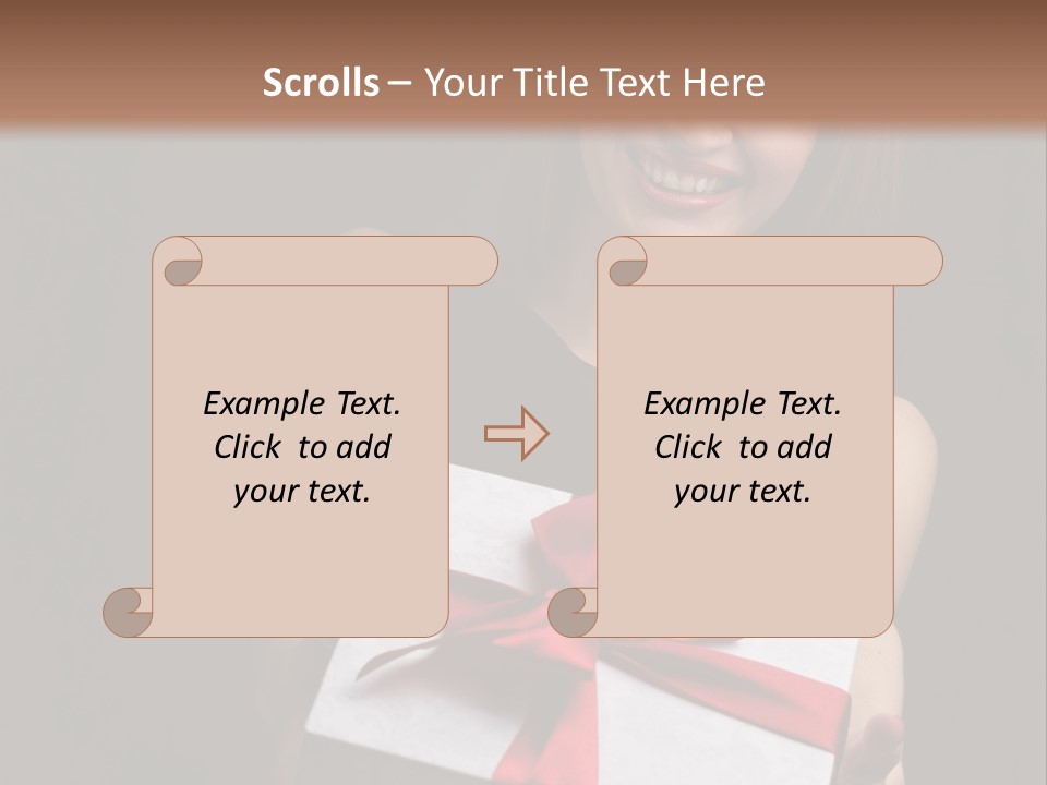 Perfezione Rossa Fidanzamento PowerPoint Template