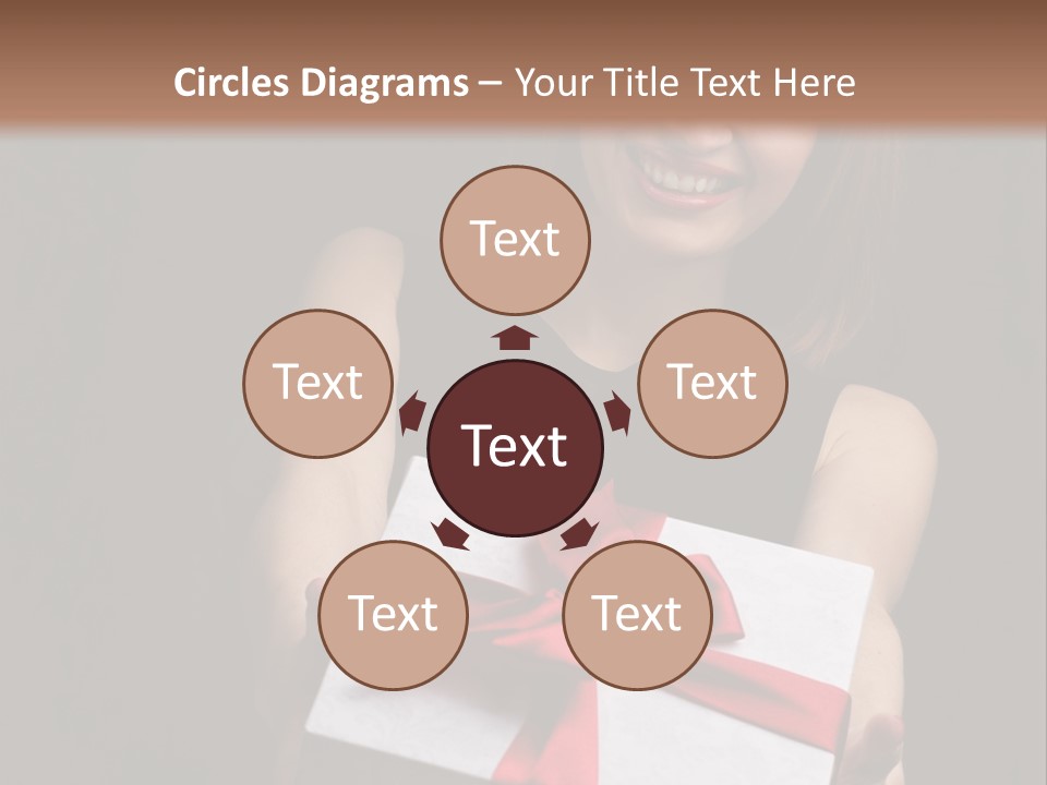 Perfezione Rossa Fidanzamento PowerPoint Template