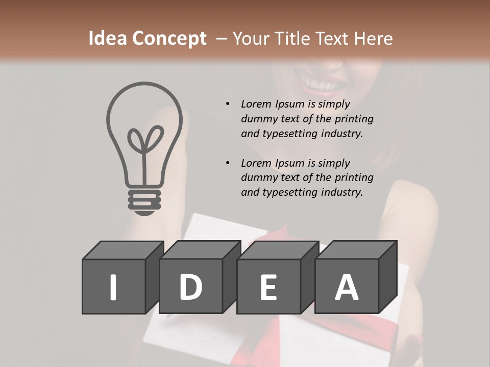 Perfezione Rossa Fidanzamento PowerPoint Template