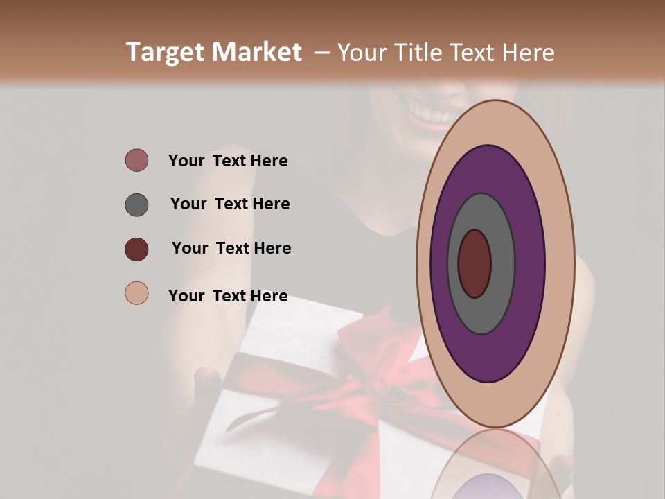 Perfezione Rossa Fidanzamento PowerPoint Template