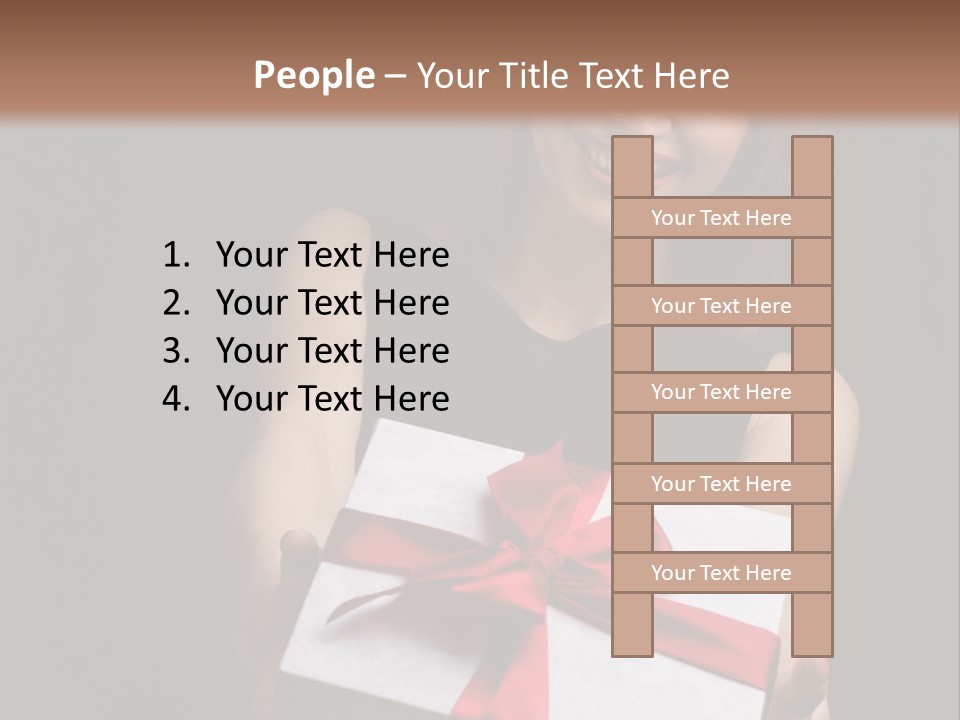 Perfezione Rossa Fidanzamento PowerPoint Template