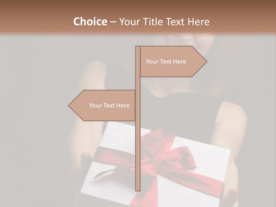 Perfezione Rossa Fidanzamento PowerPoint Template