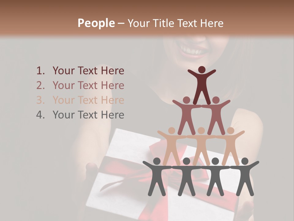 Perfezione Rossa Fidanzamento PowerPoint Template