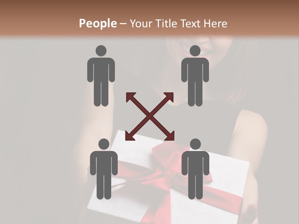 Perfezione Rossa Fidanzamento PowerPoint Template