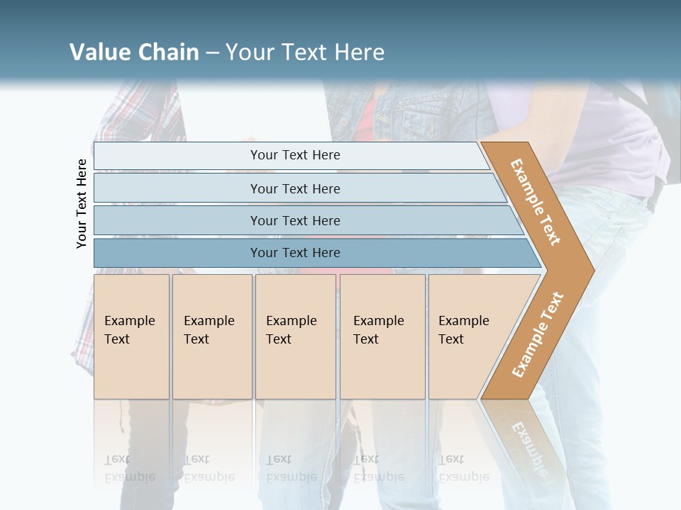 Rosa Gambo Pacchetto PowerPoint Template
