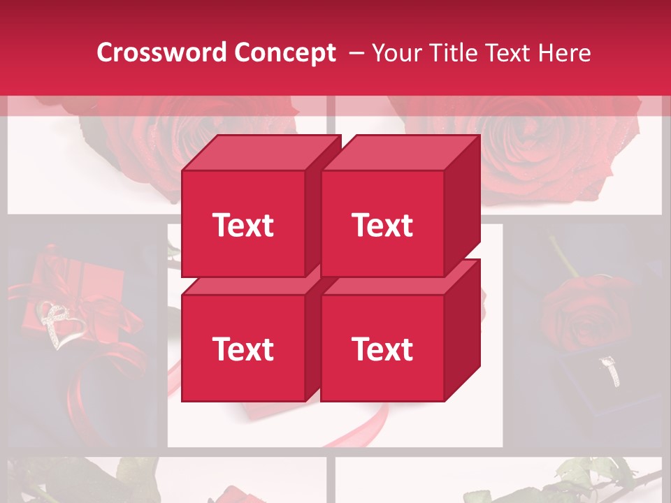 Rosa Bocciolo Gambo PowerPoint Template