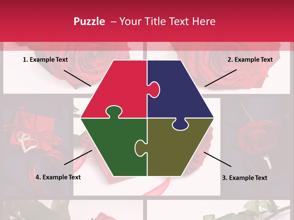 Rosa Bocciolo Gambo PowerPoint Template