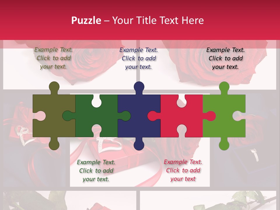 Rosa Bocciolo Gambo PowerPoint Template