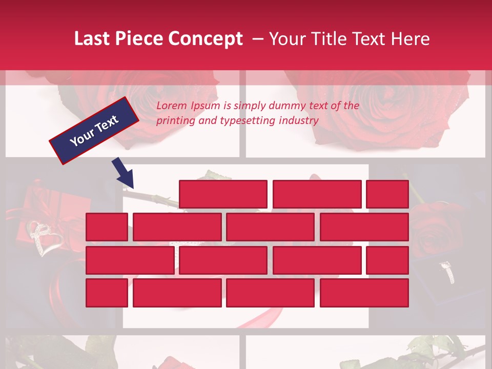 Rosa Bocciolo Gambo PowerPoint Template