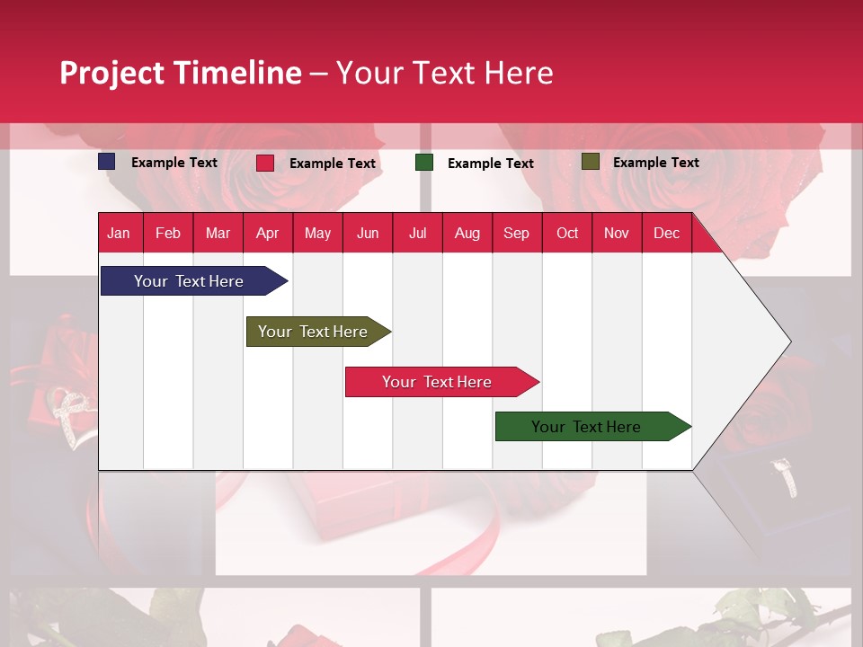 Rosa Bocciolo Gambo PowerPoint Template