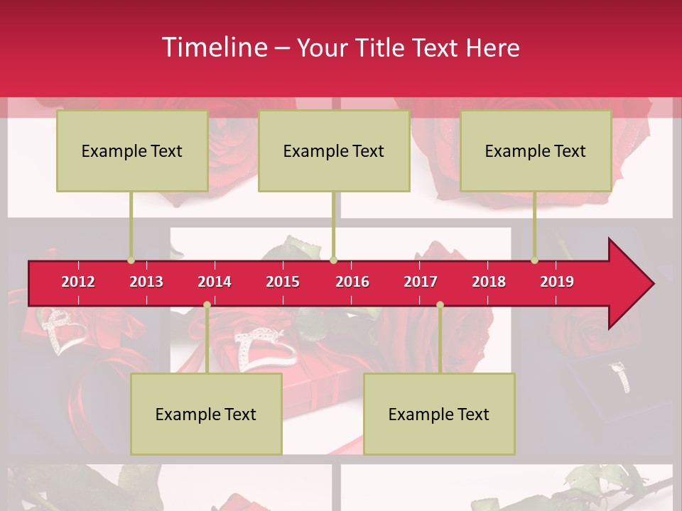 Rosa Bocciolo Gambo PowerPoint Template